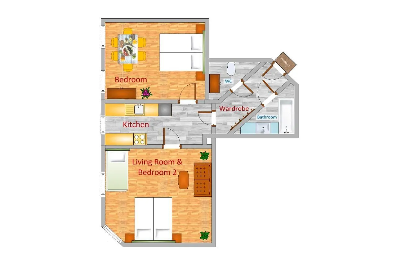 Yeshello Apartment Central Station Vienna
